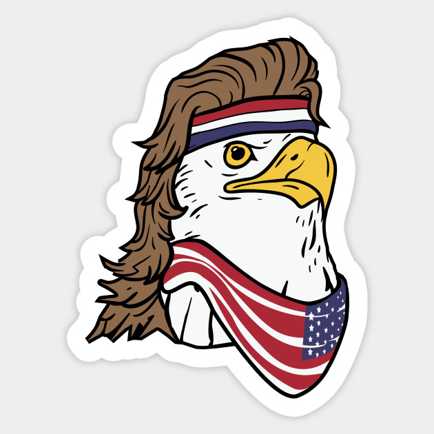 eagle with mullet